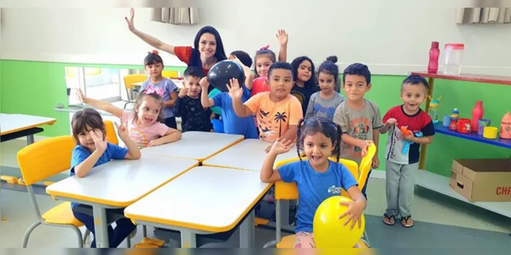 A Prefeitura de Ponta Grossa já começou a receber as famílias e alunos do novo Centro Municipal de Educação Infantil Samuel Machado Bark