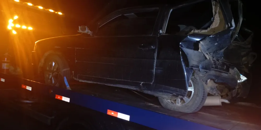 Acidente aconteceu na noite desse domingo (30)