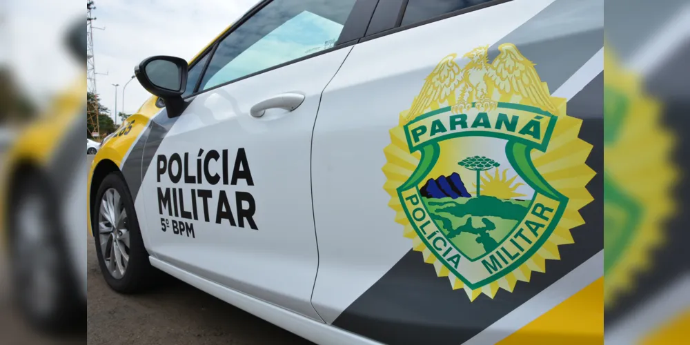 Equipe da PM localizou um caminhão roubado em Guarapuava na entrada do distrito de Guaragi