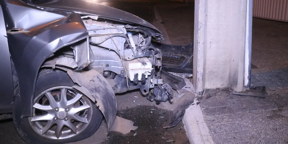 Acidente aconteceu na noite dessa sexta-feira (07)