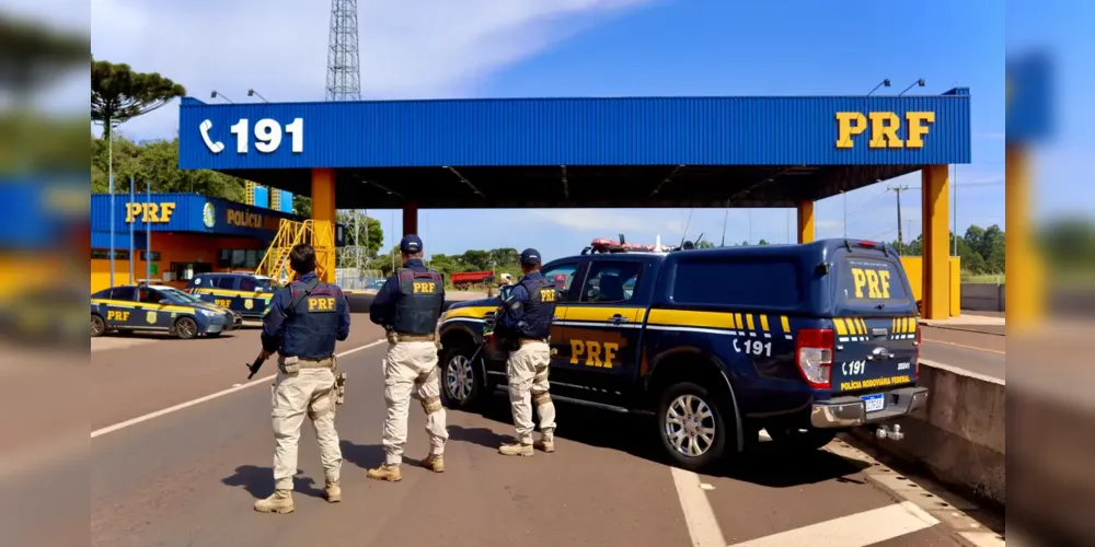 Policiais rodoviários federais realizaram a apreensão durante ronda ostensiva na BR-277