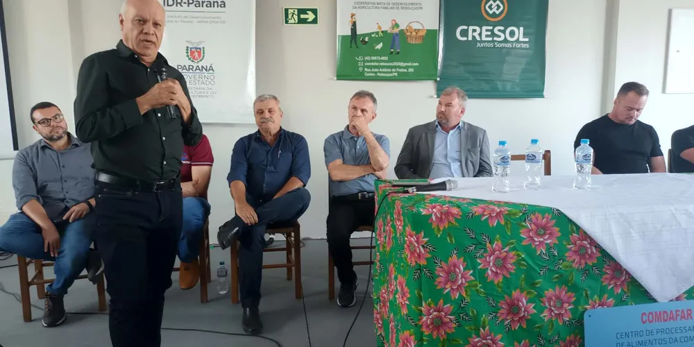 Repasse do Governo do Estado faz Cooperativa de Rebouças ter centro de processamento de alimentos