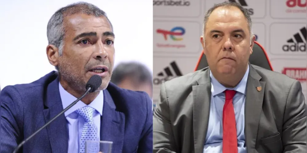 Romário e Marcos Braz são investigados no Rio de Janeiro