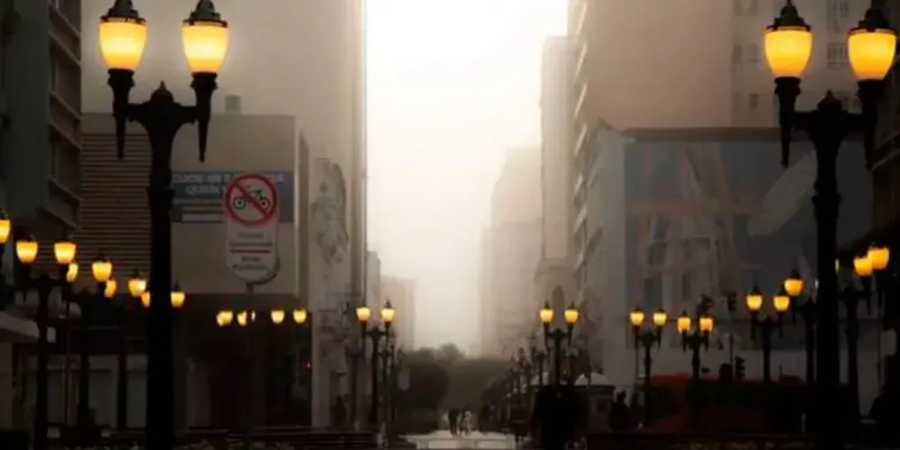 Segundo o Simepar, o domingo marcou o registro de tempo instável em todo o Paraná