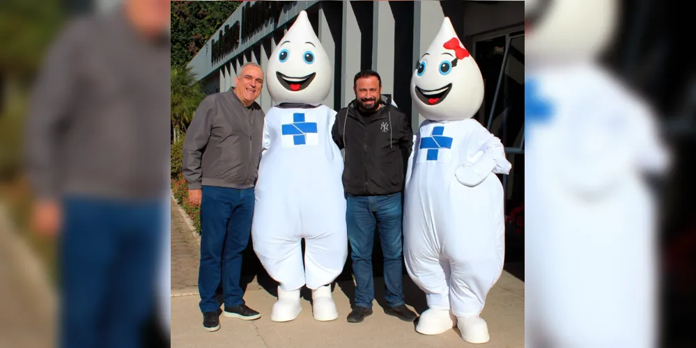 Além das visitas aos CMEIs, Zé Gotinha e Maria Gotinha estarão presentes no Dia D de Vacinação