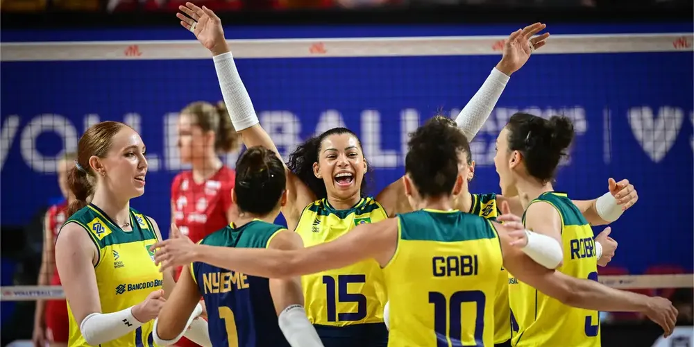 O Brasil assumiu a liderança da tabela, com 25 pontos