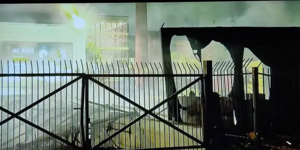 O Corpo de Bombeiros foi acionado por volta das 2h45