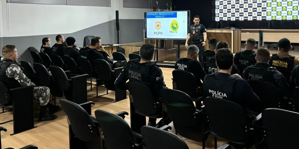 Operação da PCPR com apoio da PMPR mira grupo de roubos de cargas