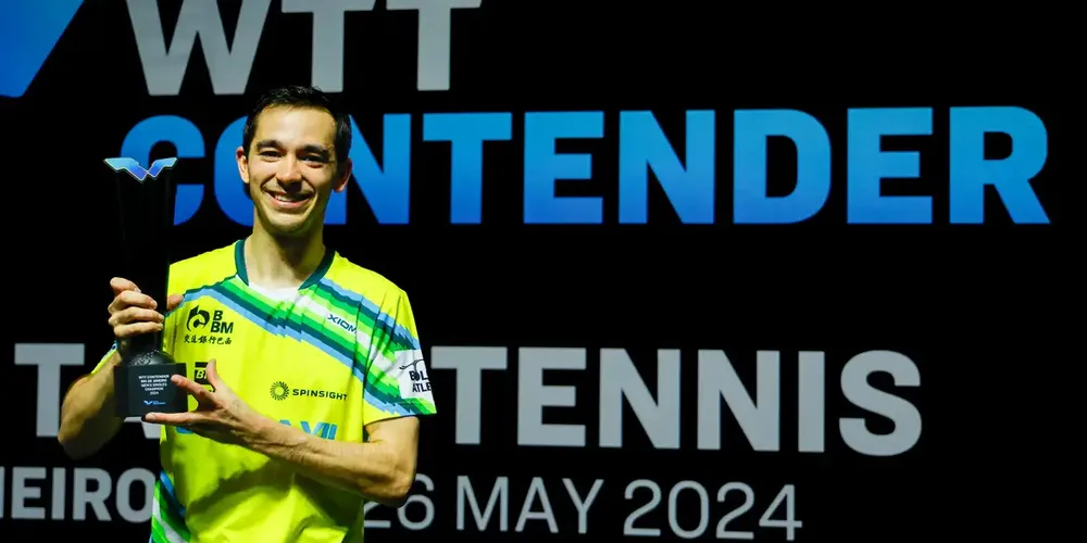 Hugo Calderano busca uma vaga em Paris 2024