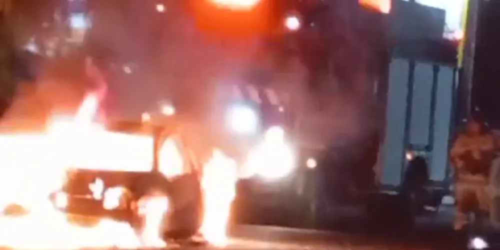 Equipe de trânsito precisou ser acionada