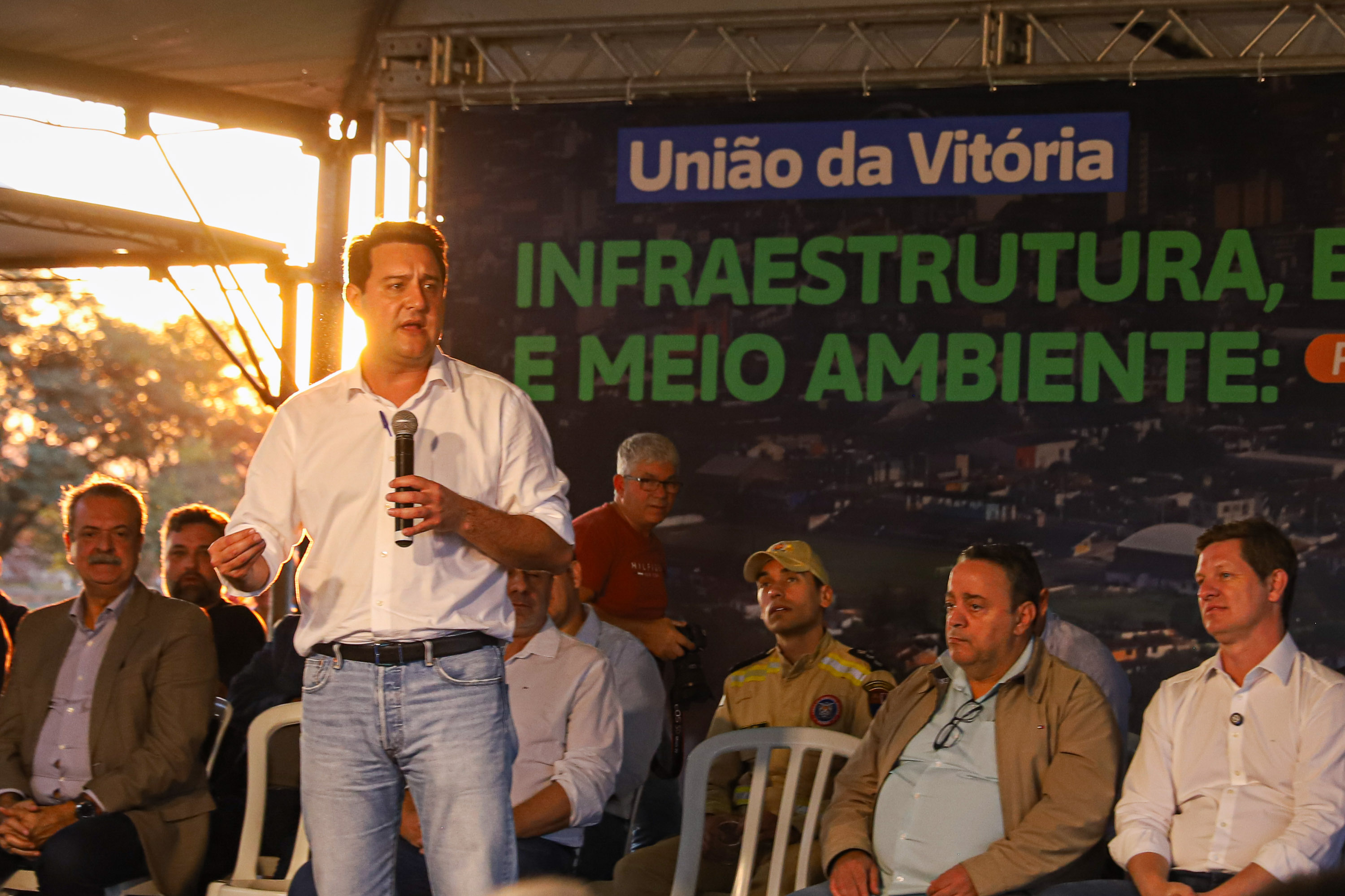 O governador Carlos Massa Ratinho Junior assinou nesta quinta-feira (20) a ordem de serviço