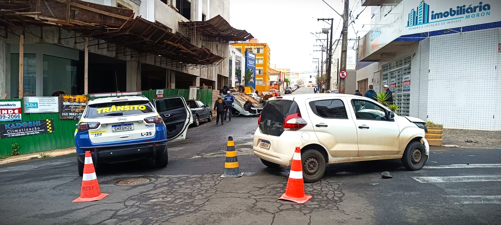 Equipe do Patrulhamento Viário foi acionada para a ocorrência