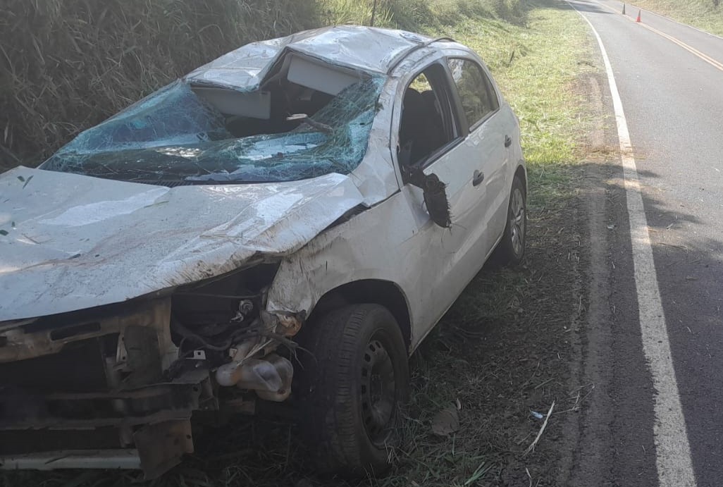 Veículo VW Gol envolvido no acidente