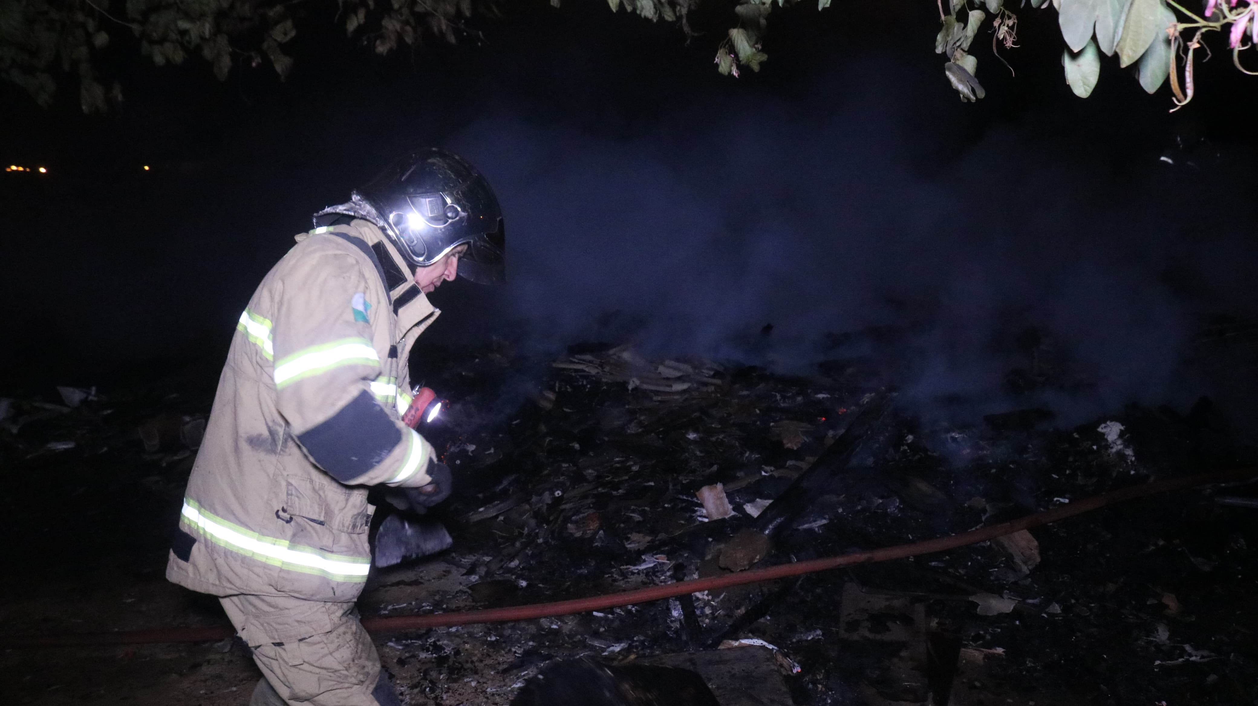 Incêndio mobilizou equipe do Corpo de Bombeiros