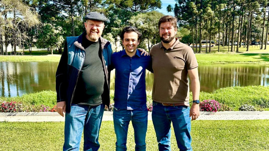 Werner Braun, Deputado Luiz Fernando Guerra e Rubens Kliewe