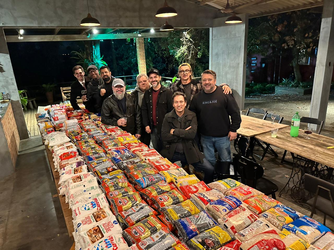 O festival arrecadou mais 752 quilos de alimentos