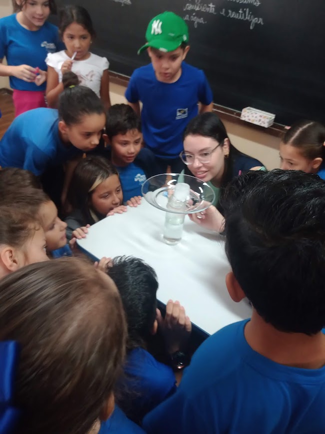 A sequência de atividades incluiu estudos práticos e teóricos, visando despertar o interesse total dos alunos pelo tema