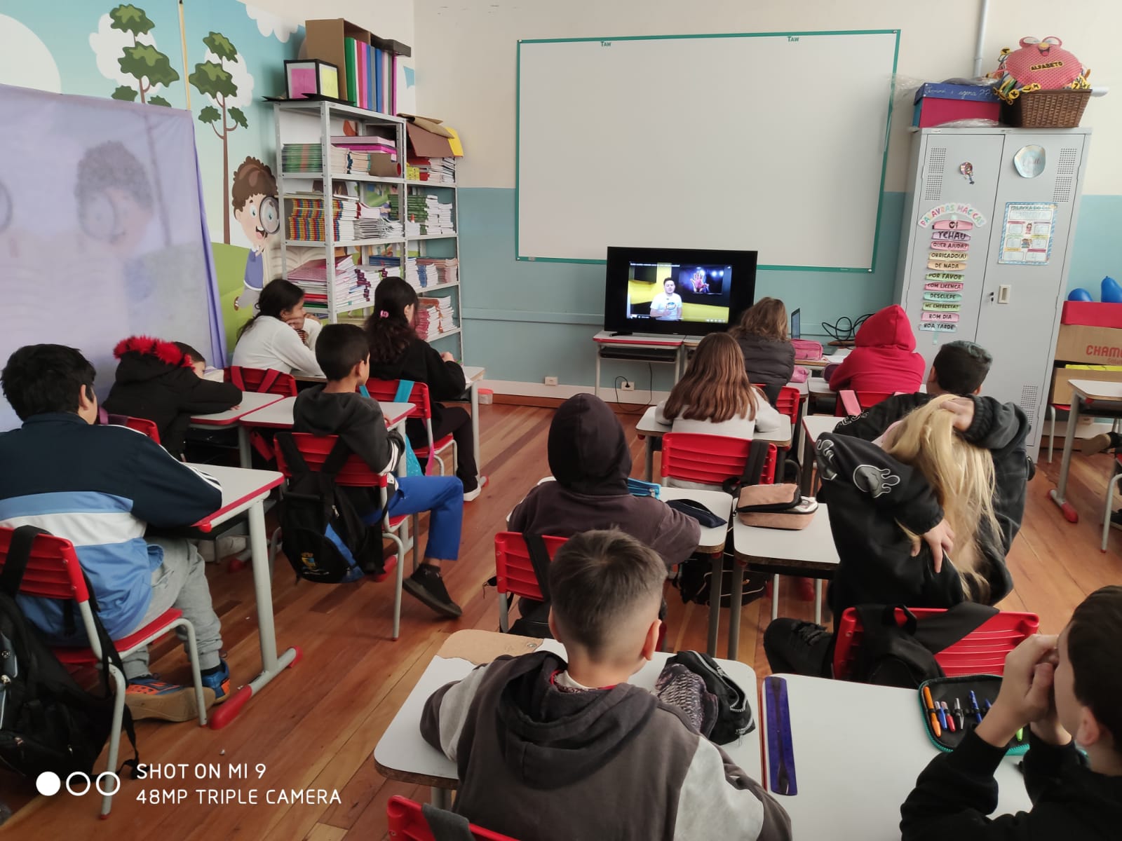 A partir da videoaula do projeto Vamos Ler, a turma pode desenvolver inúmeros trabalhos