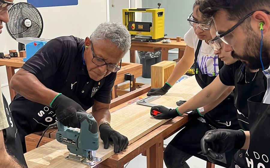 Serão 100 vagas para o curso de design em madeira