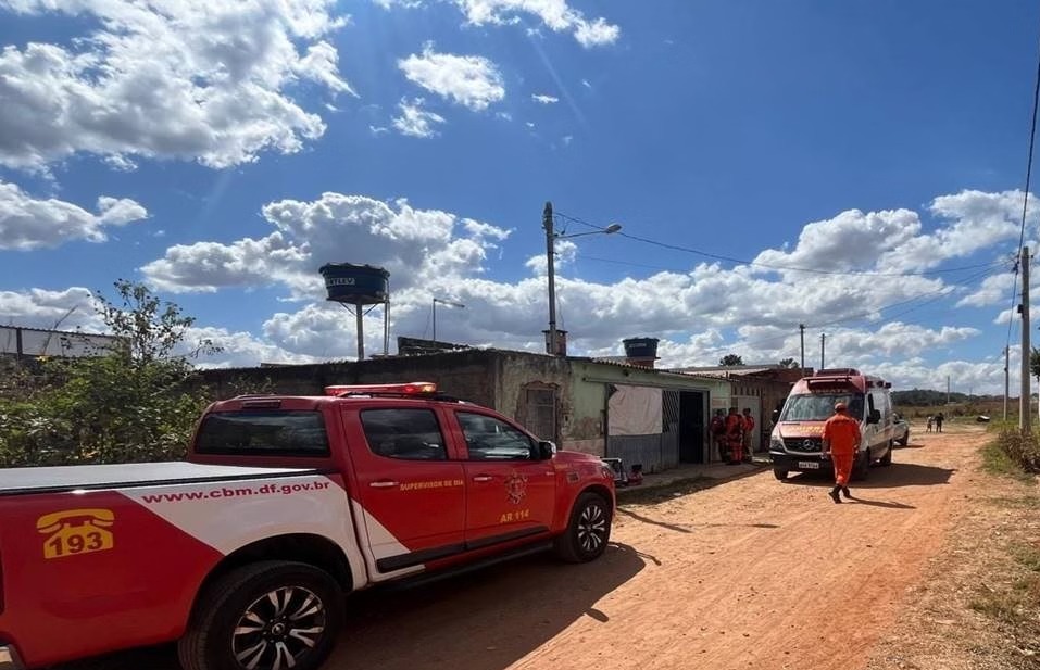 Os militares atenderam a ocorrência com duas viaturas uma aeronave de resgate