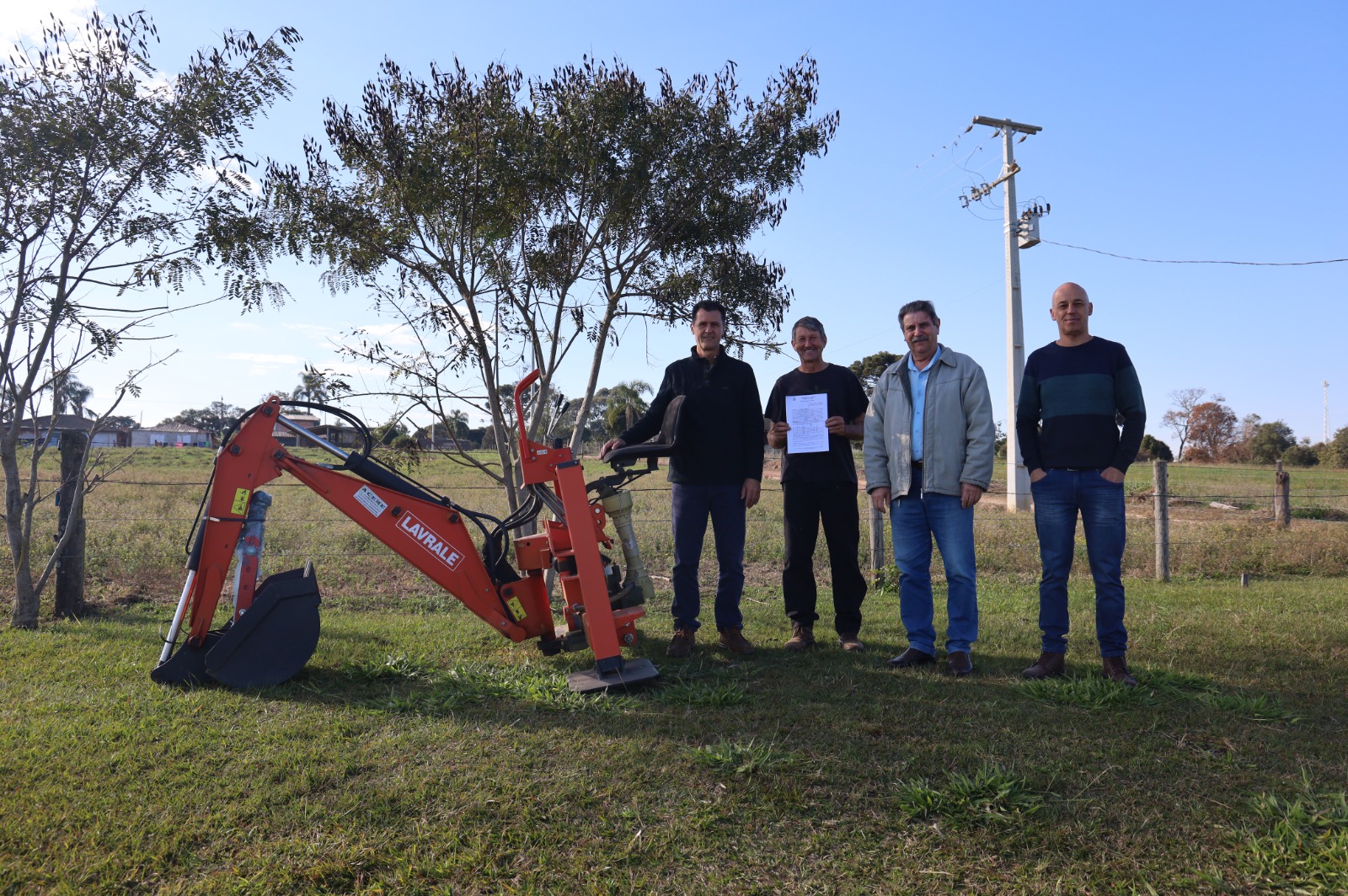 O equipamento foi adquirido pela Secretaria de Desenvolvimento Rural