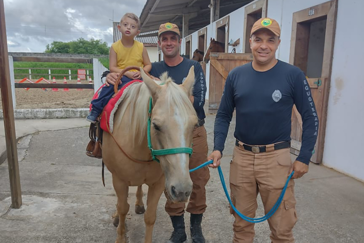 Terapia com cavalos oferecida pela PMPR colabora na qualidade de vida de pessoas com deficiência