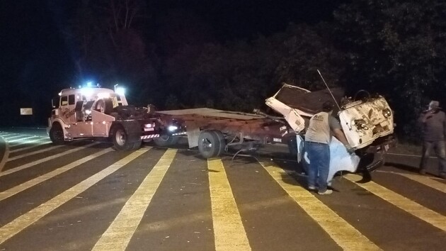 Acidente aconteceu na noite dessa quarta-feira (15)