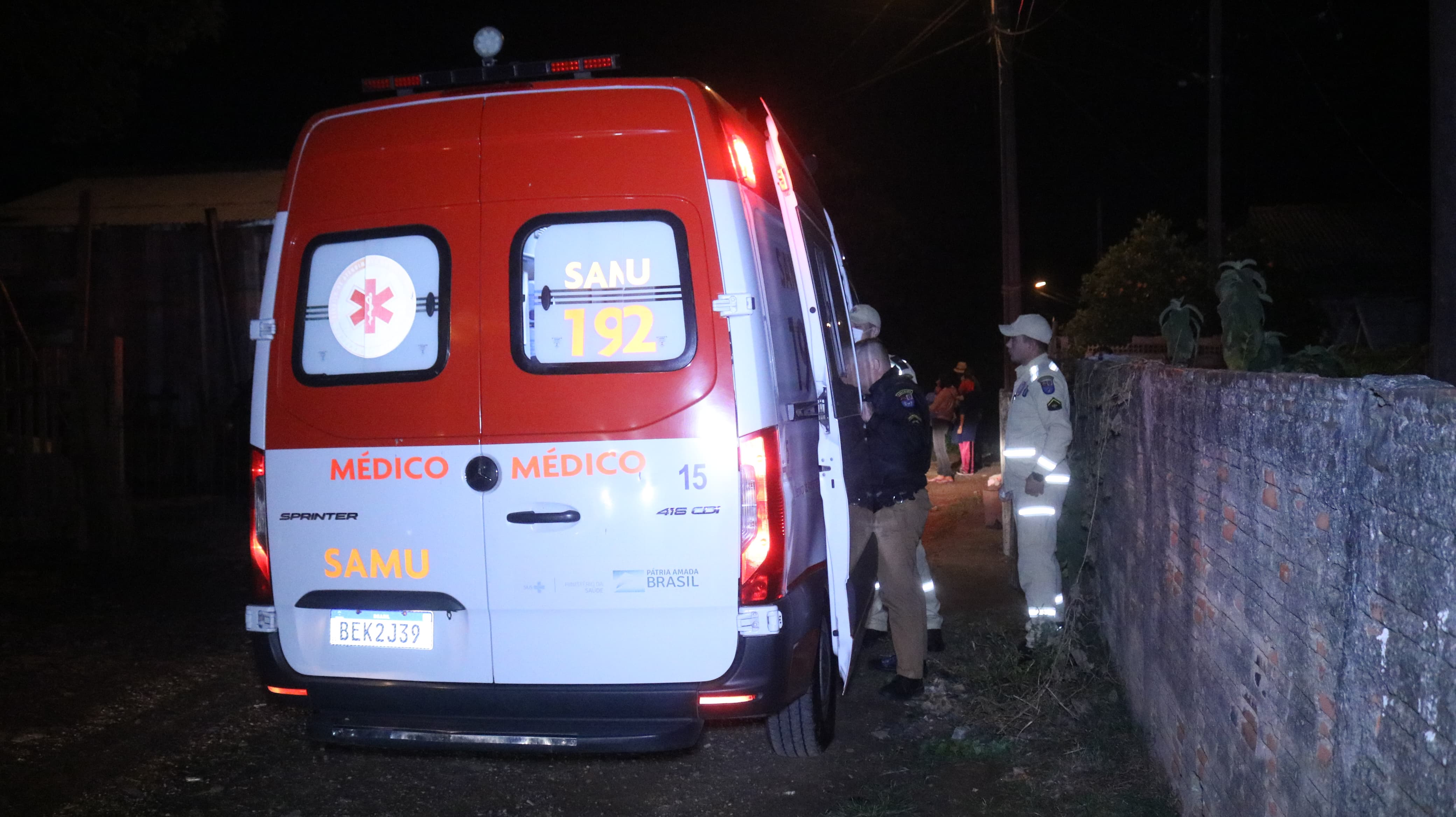 Corpo de Bombeiros e socorro foram acionados na noite dessa sexta-feira (28), no bairro Boa Vista