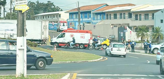 Os danos foram apenas materiais, segundo informações de fontes oficiais presentes no local