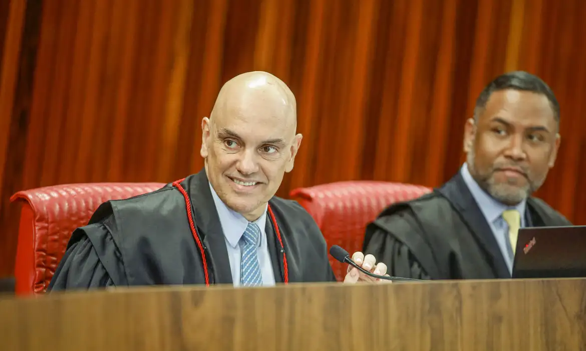 Na semana que vem, Moraes deixará o comando do tribunal após cumprir mandato de dois anos