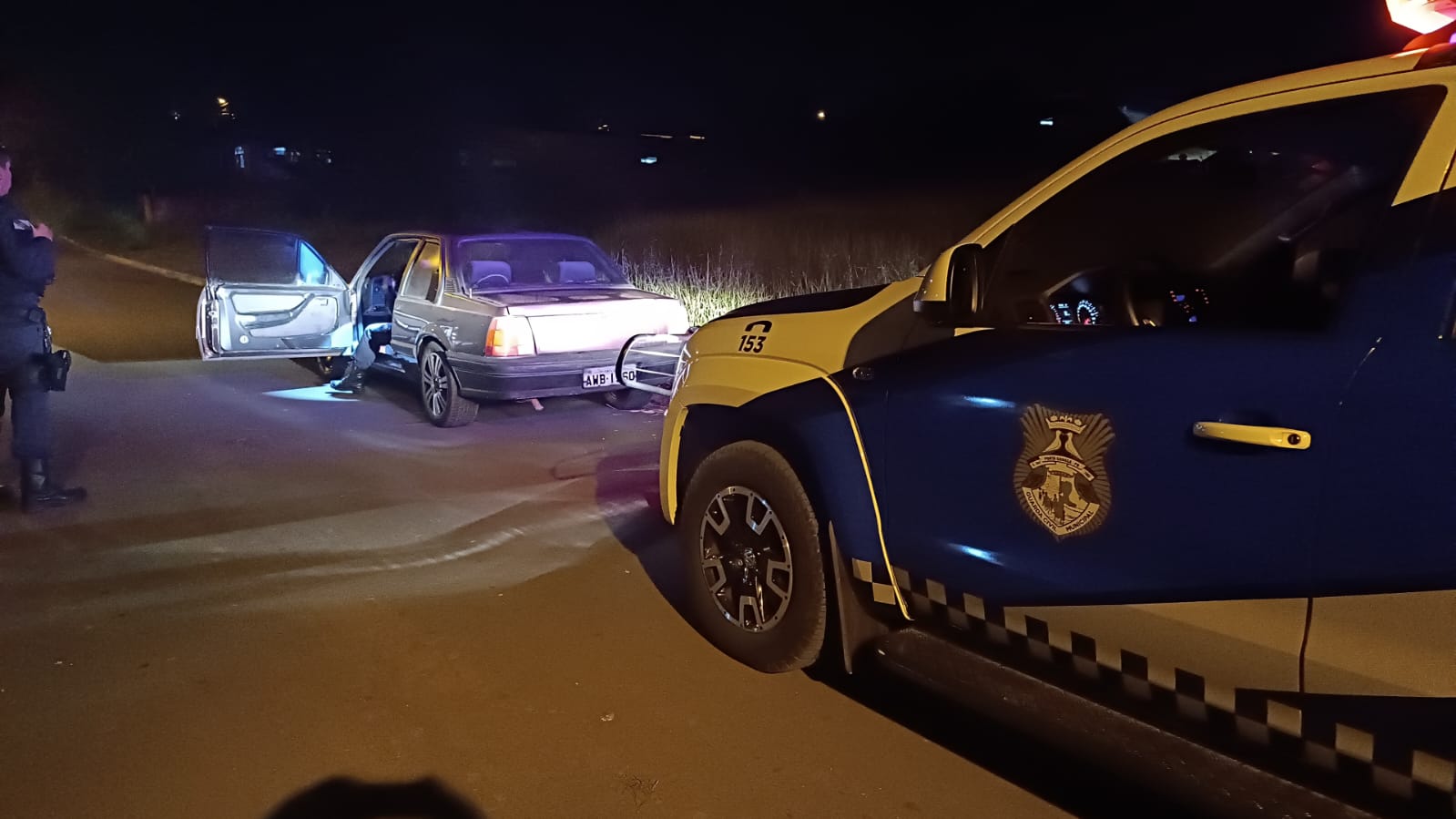 GM encontra carro furtado na região de Uvaranas