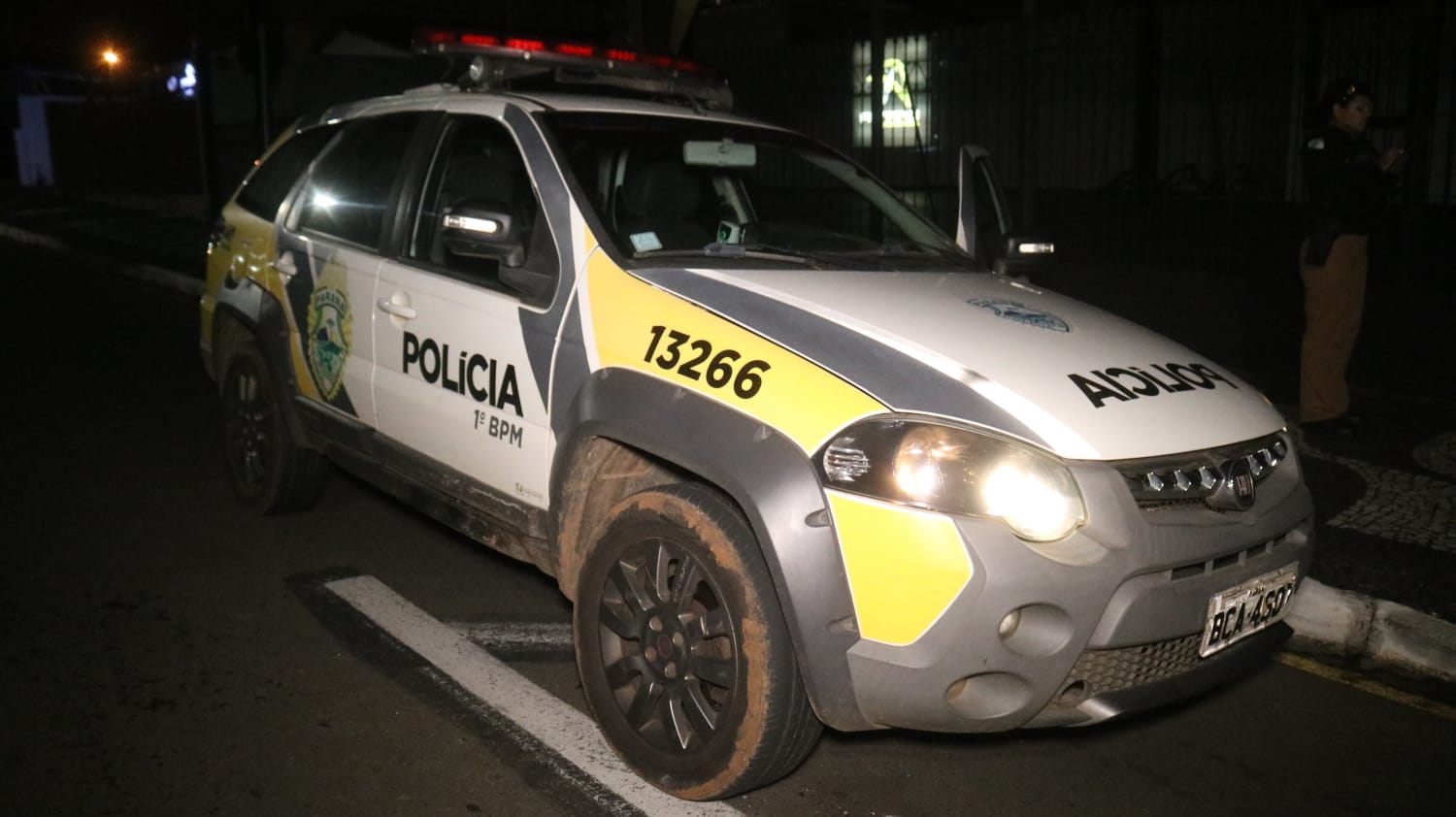 PM atendeu ocorrência de violência doméstica na noite de quarta-feira (21), em Olarias