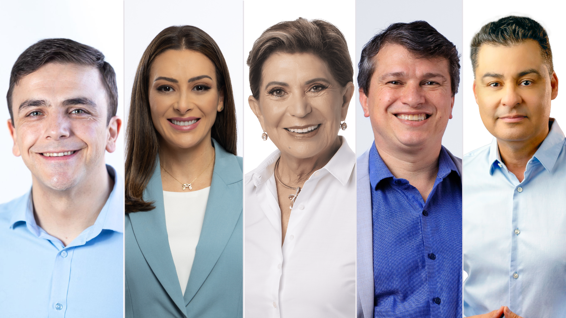 Aliel, Mabel, Elizabeth, Magno e Marcelo, são candidatos à Prefeitura de Ponta Grossa