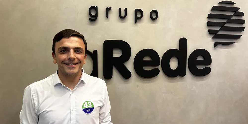 Candidato à Prefeitura de Ponta Grossa pelo PV, Aliel Machado, abriu série de sabatinas do Grupo aRede