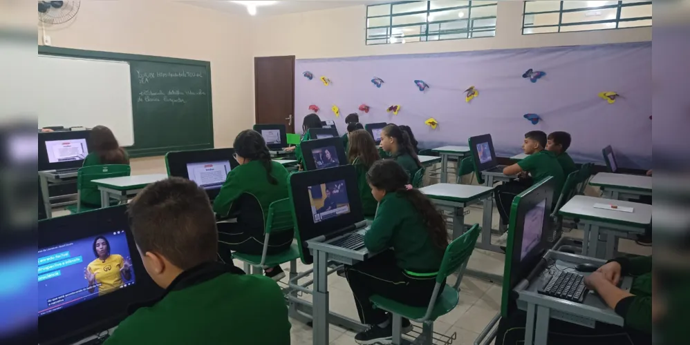 Tecnologia foi importante aliada em sala de aula