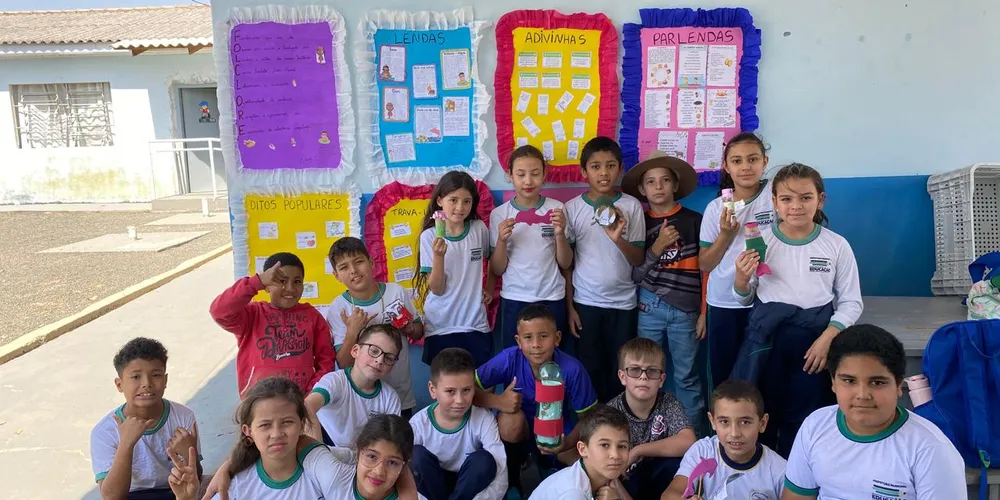 Educandos puderam protagonizar vários momentos com o trabalho