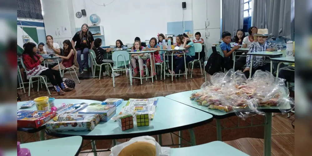 Tradição marcou trabalho dos alunos com o tema principal