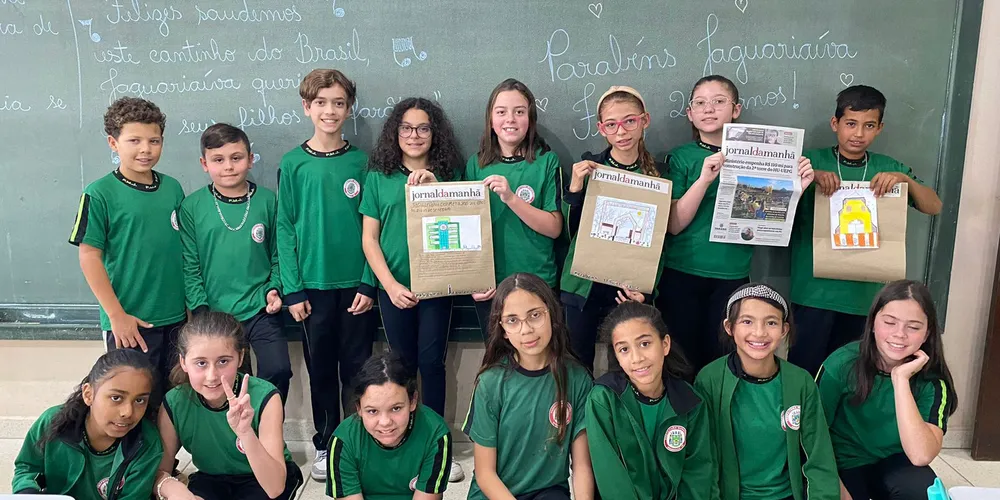 Exemplares do impresso permitiram amplo trabalho em sala