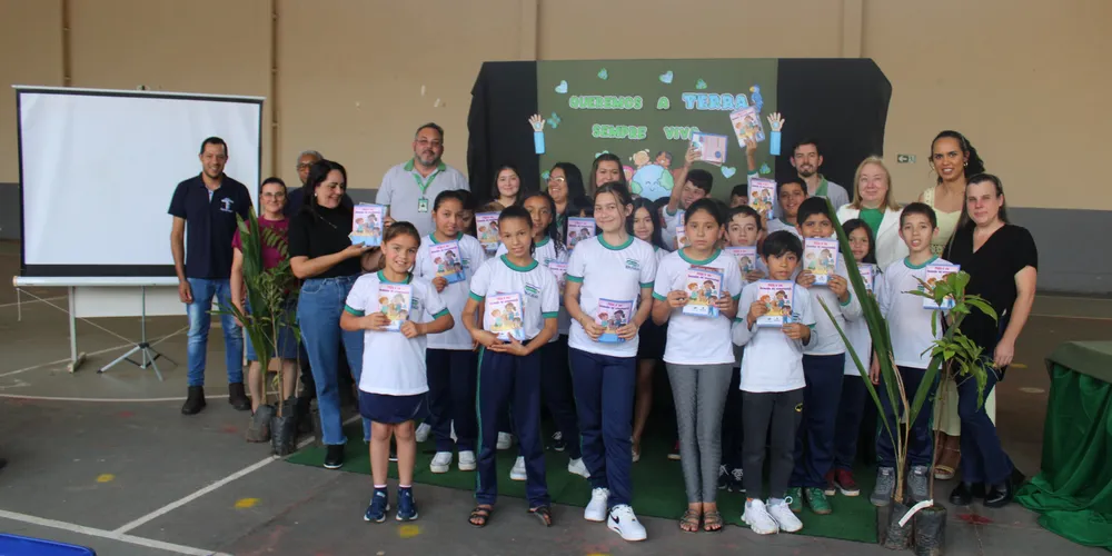 Educandos foram peça ativa da engrenagem sustentável na escola