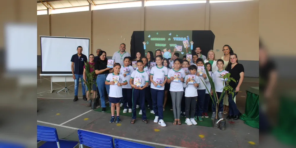 Educandos foram peça ativa da engrenagem sustentável na escola