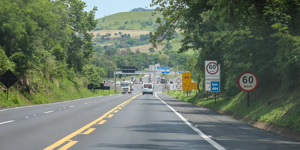 Algumas das rodovias estão sob responsabilidade de concessionárias