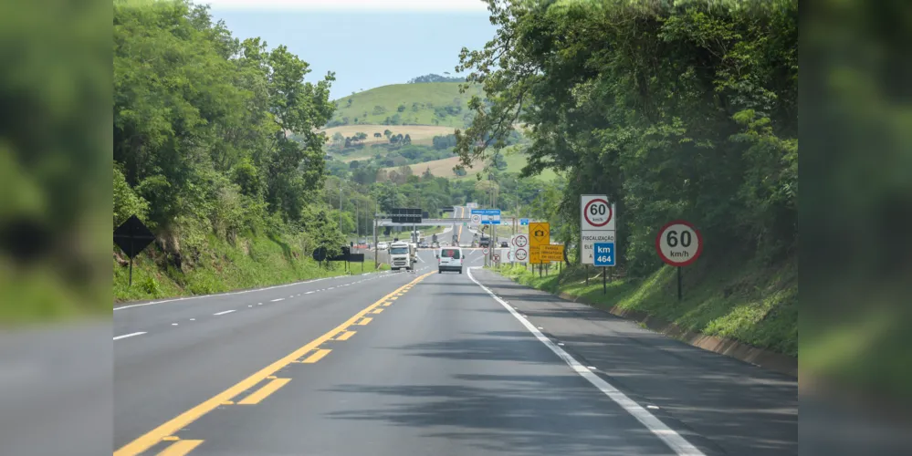 Algumas das rodovias estão sob responsabilidade de concessionárias