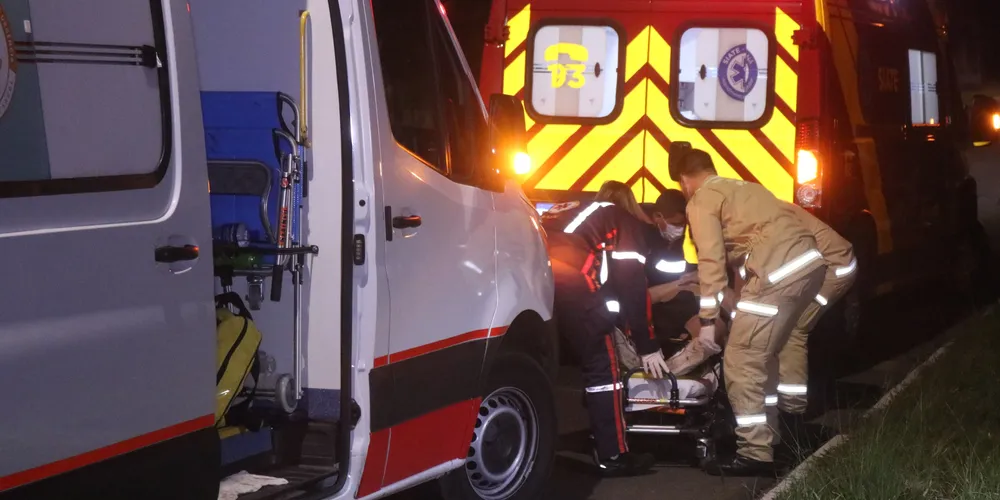 Equipes do Siate e Samu trabalharam em conjunto para socorrer as vítimas