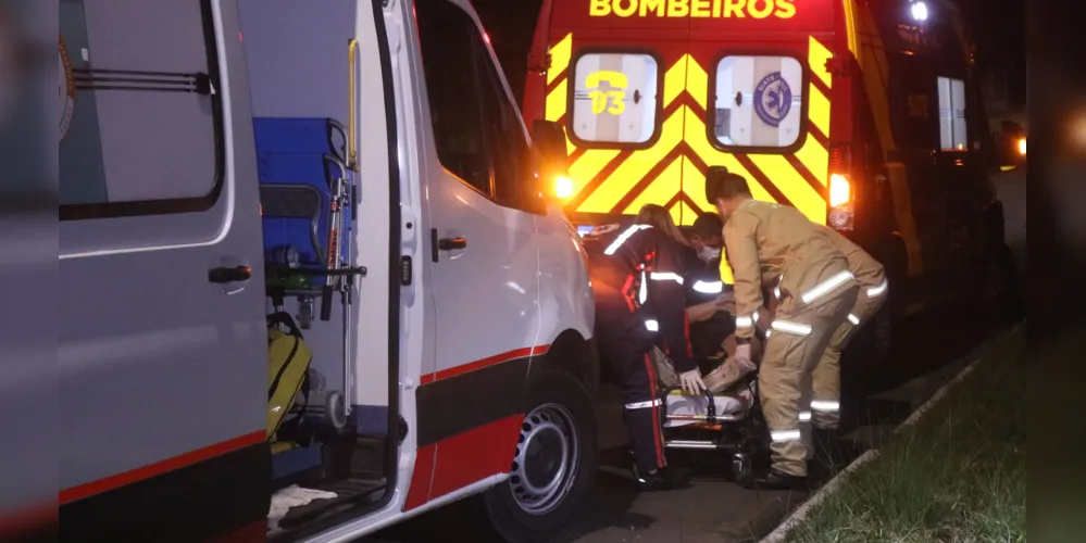 Equipes do Siate e Samu trabalharam em conjunto para socorrer as vítimas