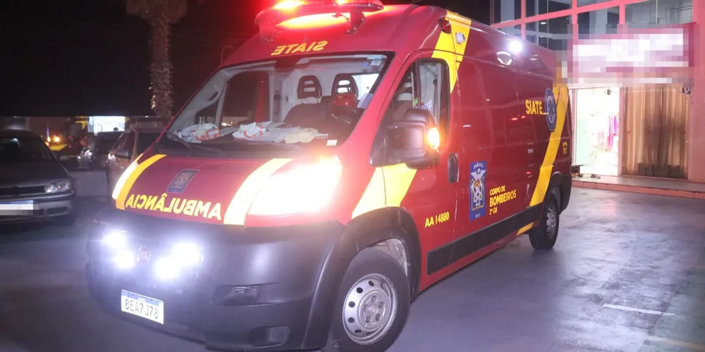 Siate foi acionado para prestar atendimento