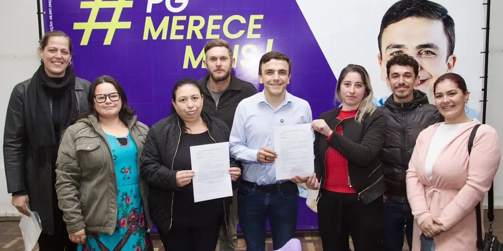 Aliel Machado (PV) firmou compromisso de realizar melhorias para a região do bairro Neves