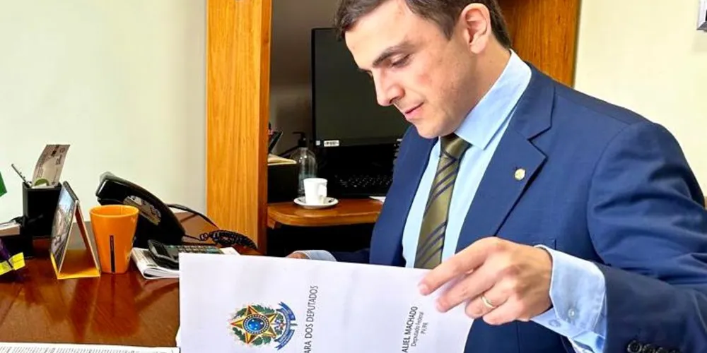 Aliel Machado (PV) cumpriu agenda parlamentar, em Brasília