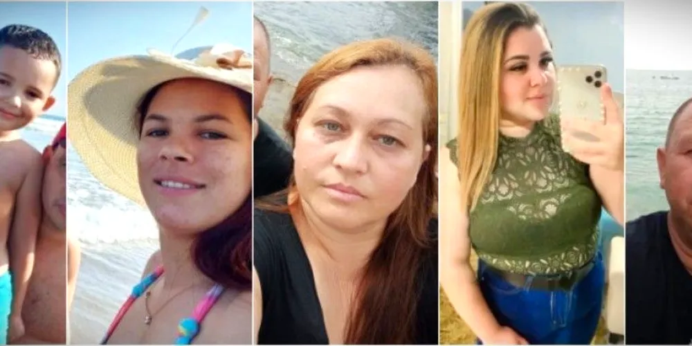 Vítimas do grave acidente na manhã desta terça-feira (24)