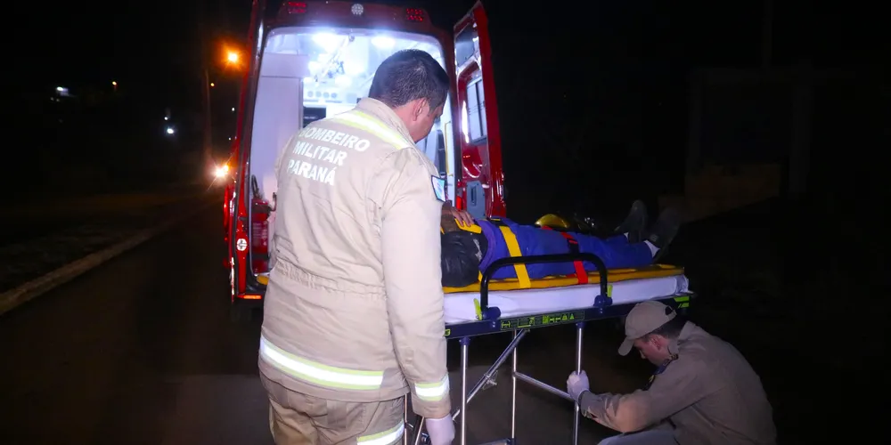 Vítima foi encaminhada à UPA Santana, no Centro de Ponta Grossa