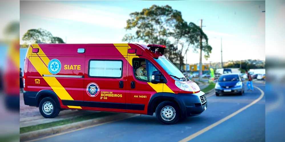 Equipe do Corpo de Bombeiros foi acionada para o local da ocorrência